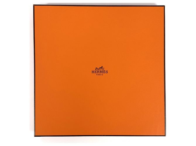 Hermès Hermes Carre 90 TEA FOR TWO Pañuelo de Seda Grande Multicolor Naranja - vista 5