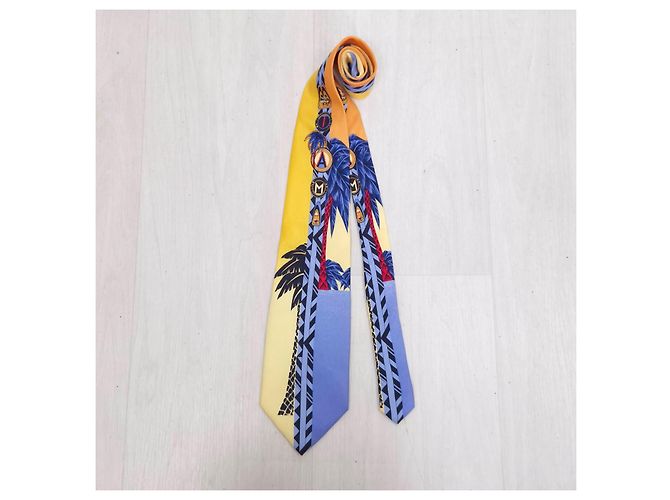 Versace cravatta Miami Collection vintage 1993 Multicolore - vista 2