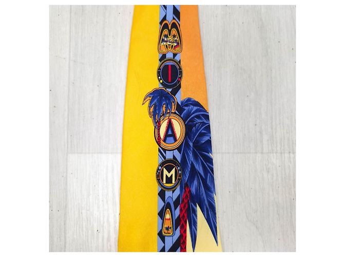 Versace cravatta Miami Collection vintage 1993 Multicolore - vista 6