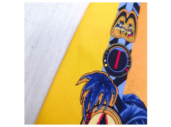 Versace cravatta Miami Collection vintage 1993 Multicolore - vista 8
