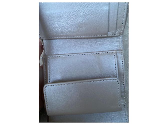 Cartera trifold Chanel Mademoiselle Beige - vista 6