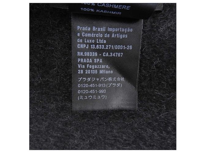 Stola in cashmere multicolore Prada - vista 9