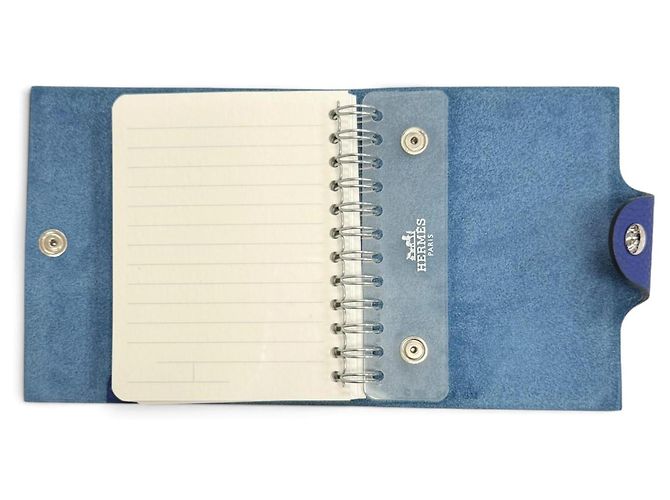Hermès Funda para libreta Hermes Ulysses Mini Azul - vista 6