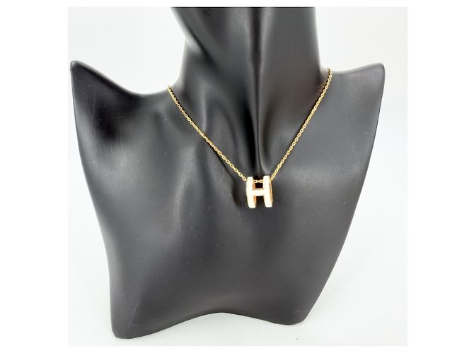 Hermès Collana Pop H da donna Hermes Bianco D'oro - vista 2