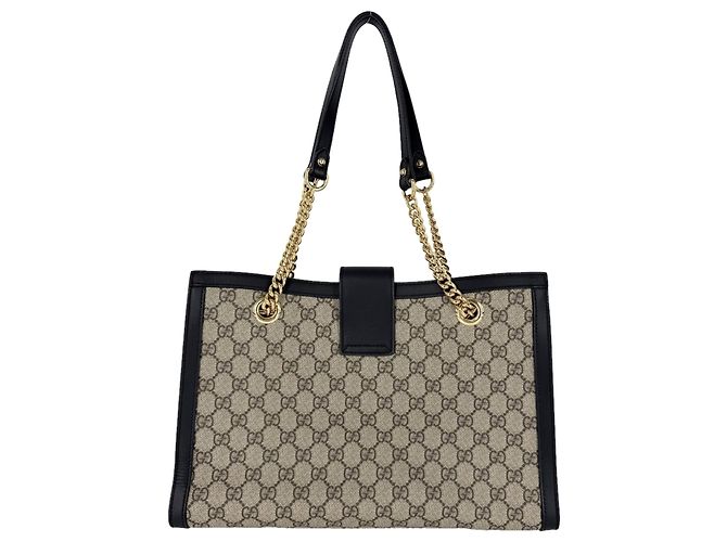 Borsa Tote Horsebit da donna Gucci Marrone Nero - vista 2
