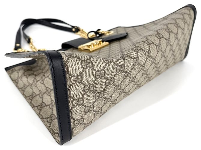 Borsa Tote Horsebit da donna Gucci Marrone Nero - vista 3