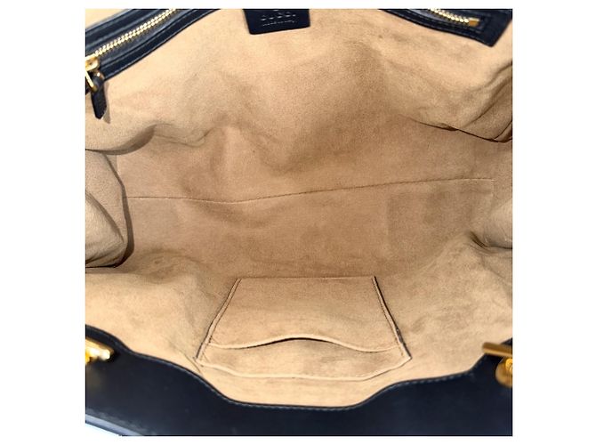 Borsa Tote Horsebit da donna Gucci Marrone Nero - vista 4
