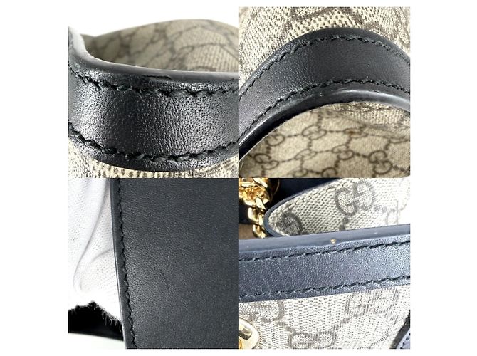 Borsa Tote Horsebit da donna Gucci Marrone Nero - vista 6