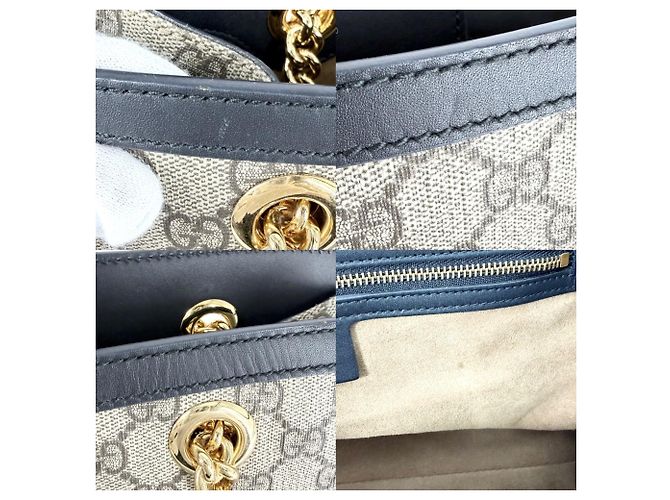 Borsa Tote Horsebit da donna Gucci Marrone Nero - vista 7