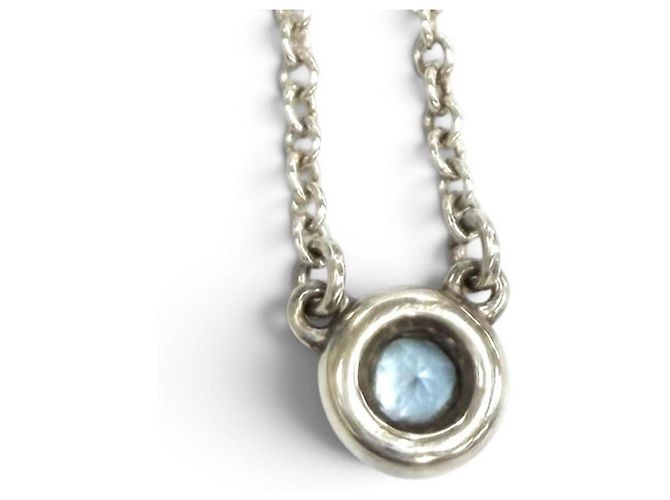 Collana con pendente Aquamarine Elsa Peretti di Tiffany & Co. Blu - vista 4