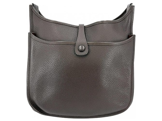 Hermès Borsa a tracolla Hermes Evelyne PM 3 Marrone - vista 2