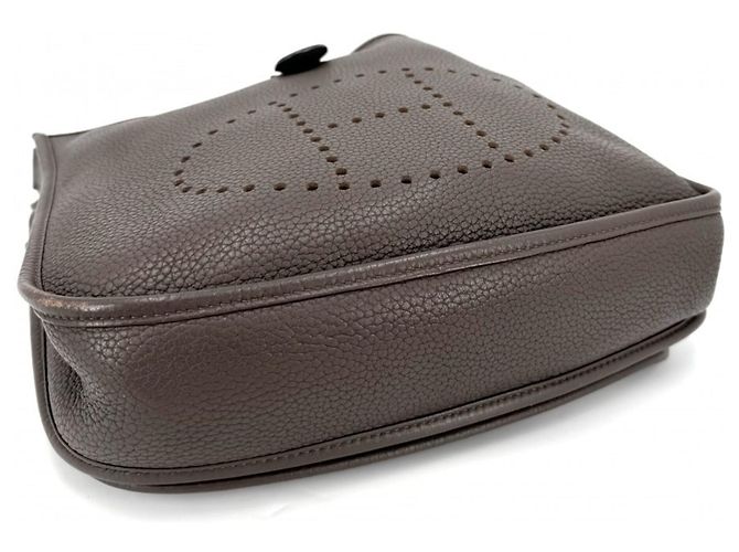 Hermès Borsa a tracolla Hermes Evelyne PM 3 Marrone - vista 4