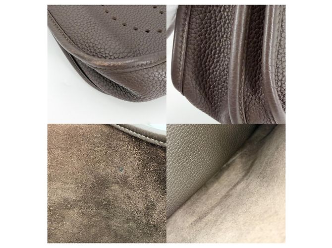 Hermès Borsa a tracolla Hermes Evelyne PM 3 Marrone - vista 6