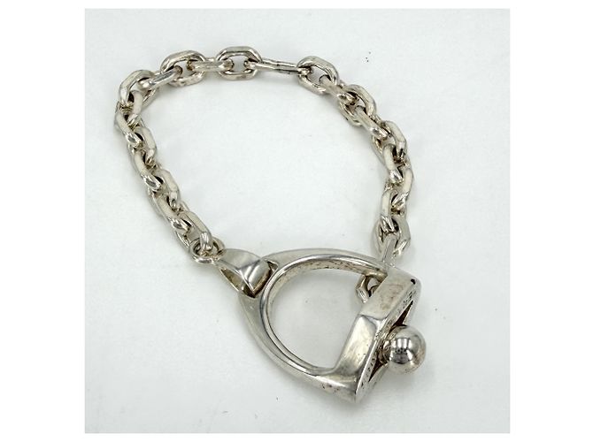 Hermès Portachiavi Hermes Etrier Charm - vista 3
