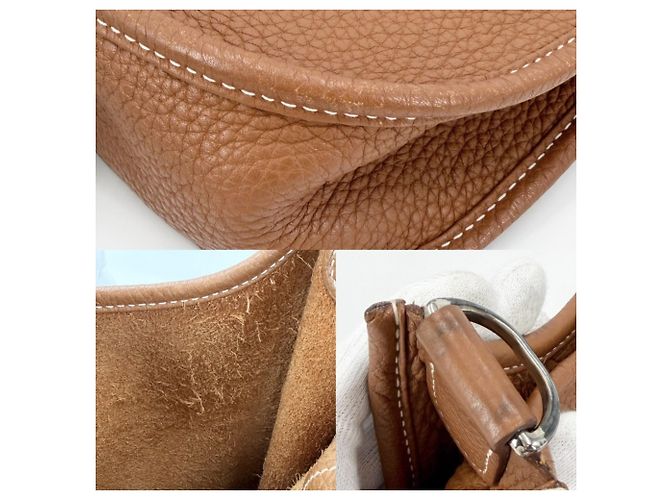 Hermès Borsa a tracolla Hermes Evelyne 1 PM Marrone - vista 6