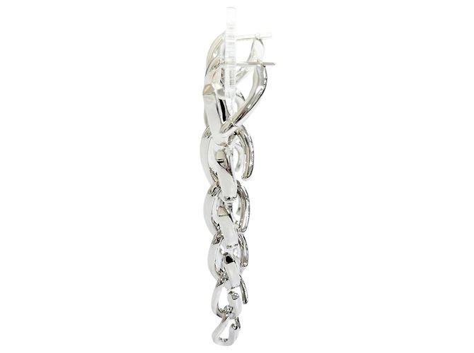 Tiffany & Co Orecchini a lobo Tiffany Forge Drop Link in argento - vista 2