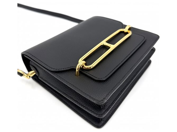 Hermès Hermes Sac Lauris Mini Shoulder Bag Nero - vista 3