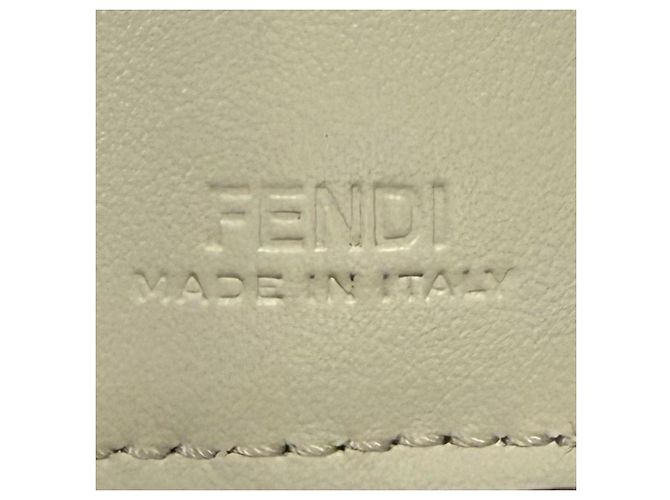 Fendi Beige Leather Bi-Fold Wallet - view 10