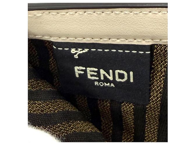 Fendi Beige Leather Bi-Fold Wallet - view 11