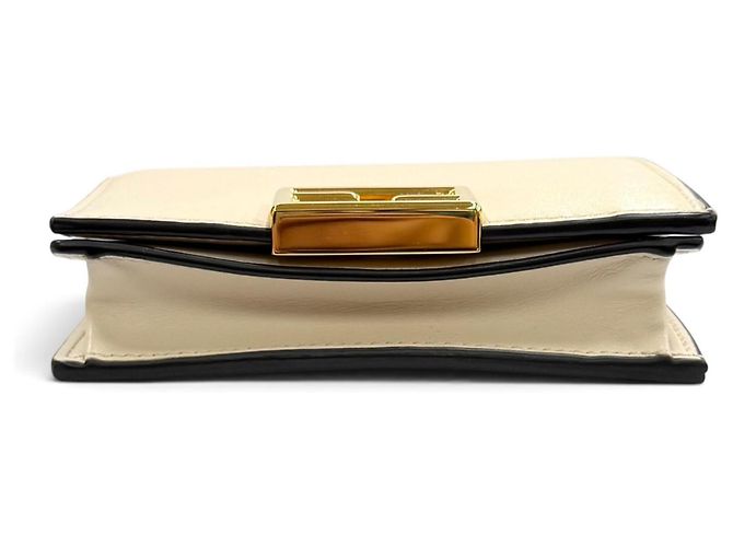 Fendi Beige Leather Bi-Fold Wallet - view 4