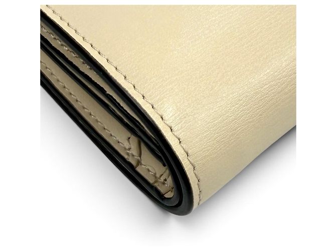 Fendi Beige Leather Bi-Fold Wallet - view 5