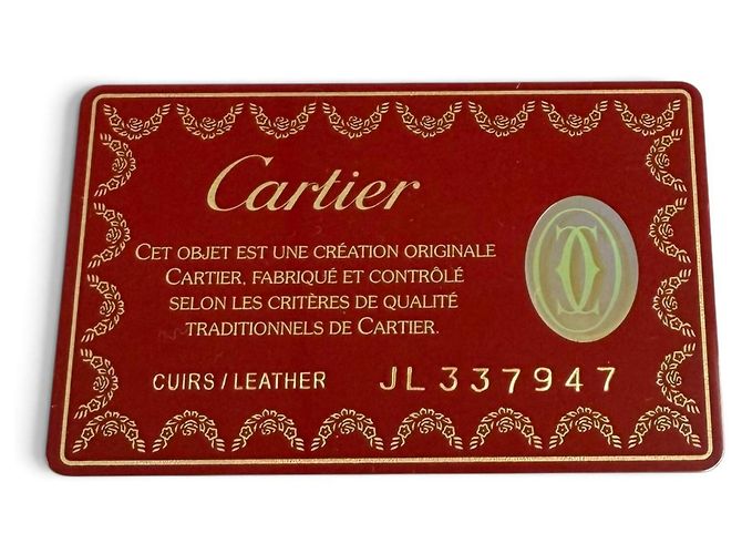 Cartier Ledergürtel mit Wendelboucle 2C Braun Schwarz - Ansicht 10