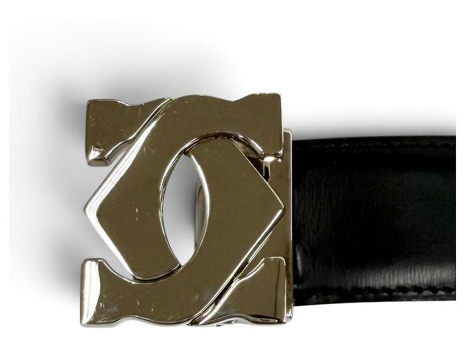 Cartier Ledergürtel mit Wendelboucle 2C Braun Schwarz - Ansicht 6