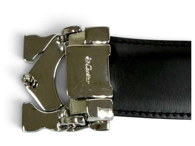 Cartier Ledergürtel mit Wendelboucle 2C Braun Schwarz - Ansicht 7