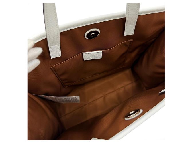 Borsa tote Gucci GG Supreme per bambini Bianco Rosso Beige - vista 6