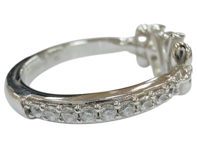 Louis Vuitton Ring mit Strass-Band Silber - Ansicht 5