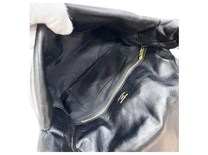 Balenciaga 787896 Monaco Leather Sling Bag Nero - vista 7