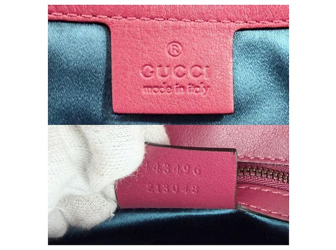 Gucci GG Marmont Schultertasche aus rosa Velours Pink - Ansicht 5