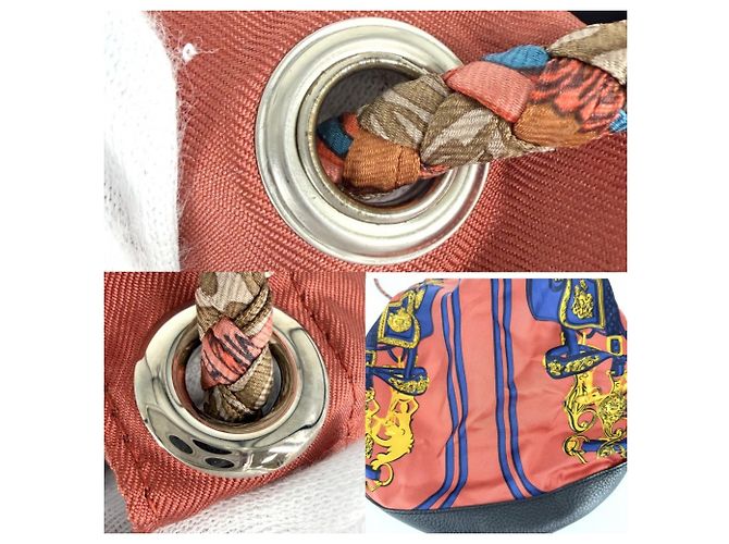 Hermès Borsa a tracolla Hermes Soie Cool 22 Marrone D'oro - vista 7