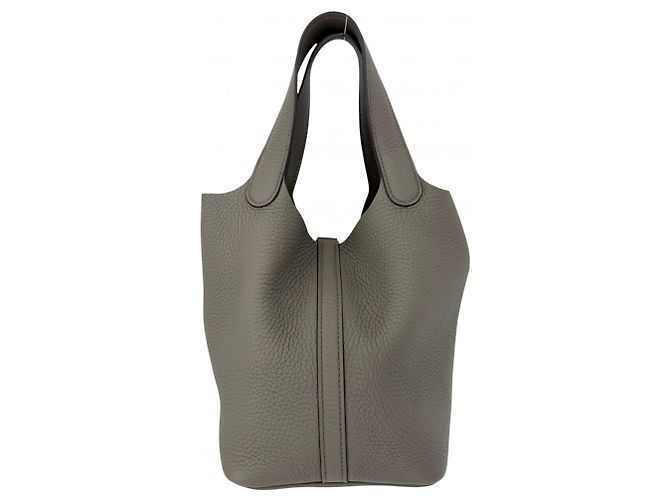 Hermès Borsa Hermes Picotin Lock PM Marrone - vista 2