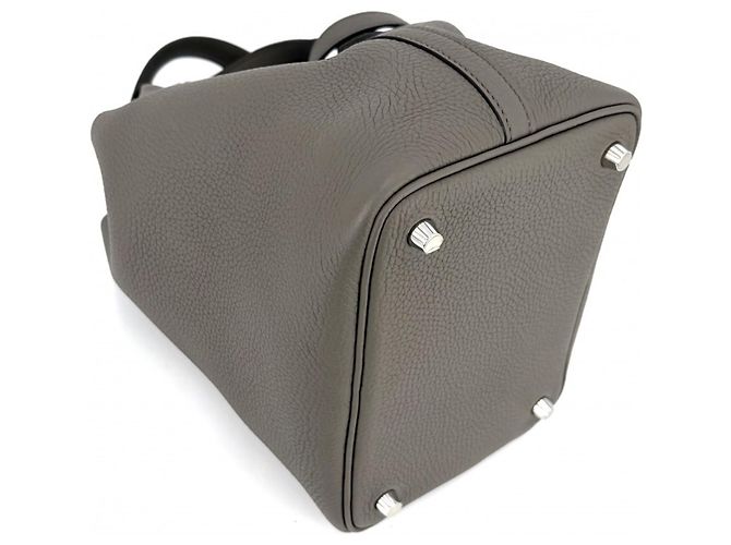 Hermès Borsa Hermes Picotin Lock PM Marrone - vista 3