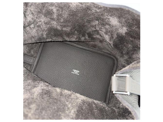 Hermès Borsa Hermes Picotin Lock PM Marrone - vista 4
