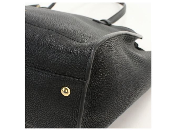 Borsa Tote Salvatore Ferragamo in pelle di vitello nera Nero - vista 9