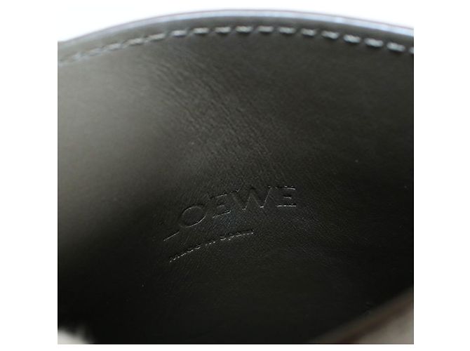 Borsa a tracolla Loewe in vitello kaki Cachi - vista 4