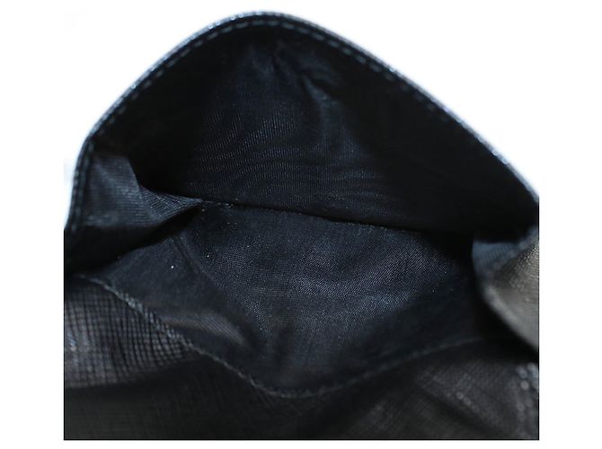 Portafoglio Bi-Fold Prada in pelle Saffiano nera Nero - vista 6