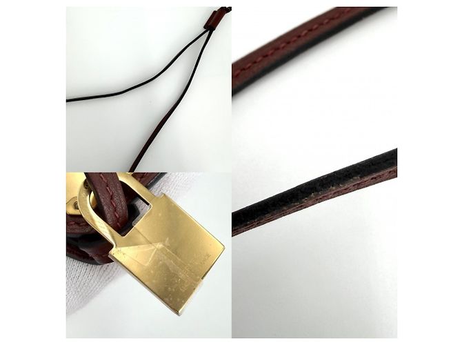 Hermès Collana con pendente Hermes O'Kelly GM Marrone - vista 5
