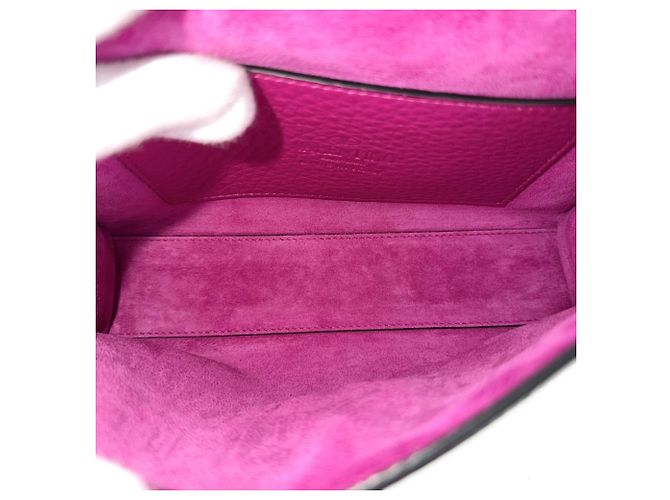 Borsa a tracolla in pelle rosa Valentino Garavani - vista 4
