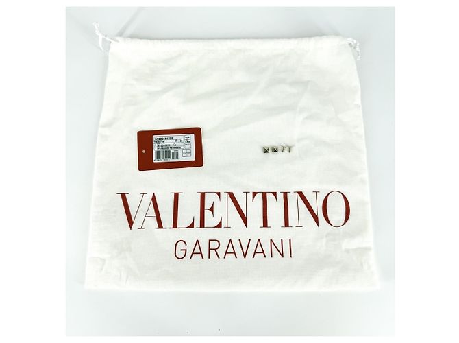 Borsa a tracolla in pelle rosa Valentino Garavani - vista 8
