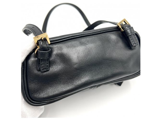 Borsa Mini Bowling Versace da Donna Nero - vista 6
