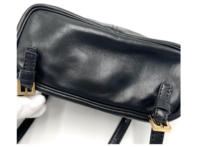 Borsa Mini Bowling Versace da Donna Nero - vista 7