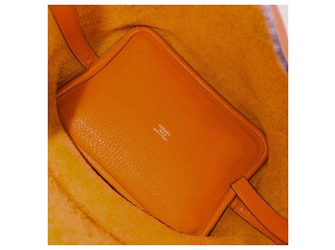Hermès Borsa Hermes Picotin PM Arancione - vista 4