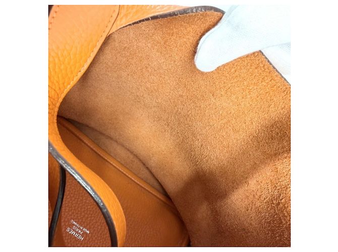 Hermès Borsa Hermes Picotin PM Arancione - vista 6