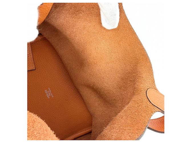 Hermès Borsa Hermes Picotin PM Arancione - vista 7
