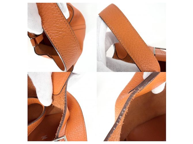 Hermès Borsa Hermes Picotin PM Arancione - vista 9