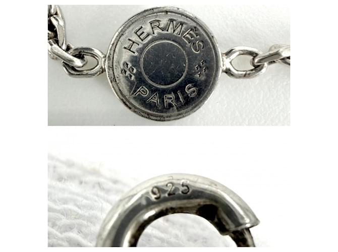 Hermès Collana con pendente Hermes Mini Sellier - vista 3