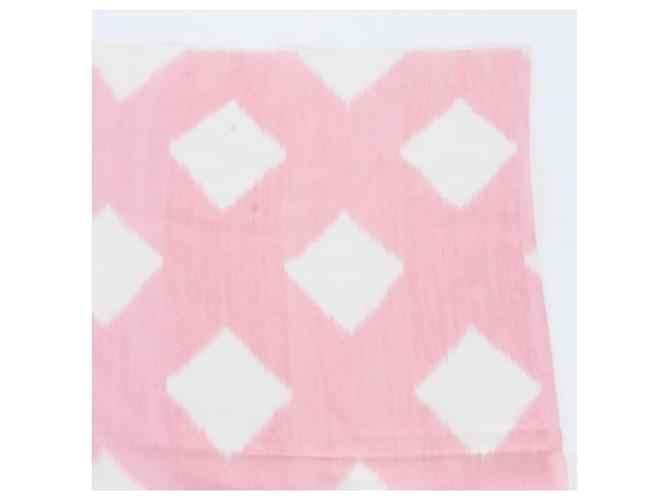 Hermès Hermes Carre Géant 140 Ikat H-Net Sciarpa in Cashmere e Seta Nero Rosa Bianco Verde Giallo - vista 4